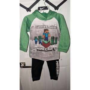 Minecraft Sweatsuit NWOT